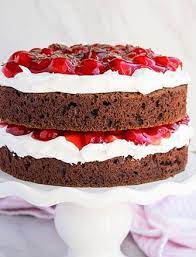 Simple Black Forest Cake Recipe With Cake Mix gambar png