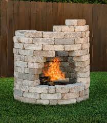Large Tall Fire Pit With Arched Opening