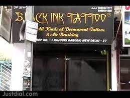 black ink tattoo in rajouri garden