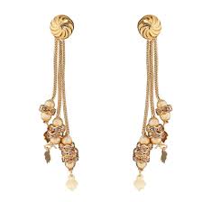 Choose from 40+ gold earrings graphic resources and download in the form of png, eps, ai or psd. Buy Arafa Jewellers Drop Down Golden Earrings For Women Girls Gold Plated Latest Design Ethnic Look Drop Earring At Amazon In