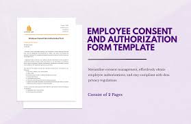 employee consent and authorization form
