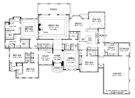 Ranch Style House Plan 4 Beds 4 5