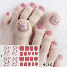 summer new toenail film nail art