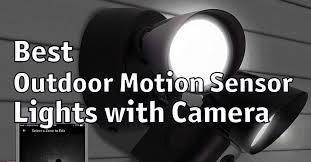 best outdoor motion sensor lights with