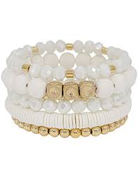 bracelet set in white marlee janes