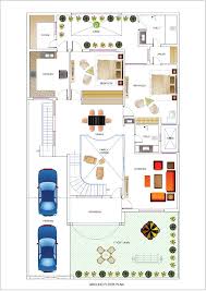 45x80 duplex house plan ground jpg