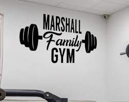 gym wall decor