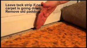 how to remove wall to wall carpets diy