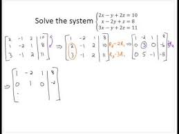 Solve 3x3 System With Gaussian