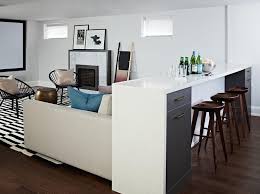 Black And White Basement Bar Design Ideas