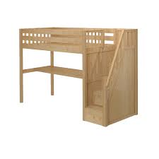 Loft Bed Twin Xl Size Natural