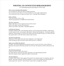    sample of annotated bibliography paper   Annotated bibliography sample of an annotated bibliography mla format