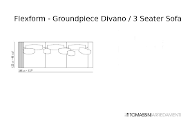 flexform groundpiece sofa