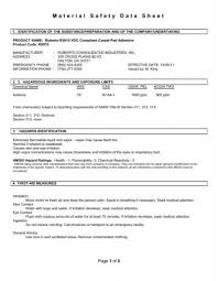 material safety data sheet roberts