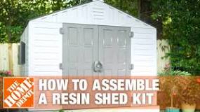 Do resin sheds need a foundation?