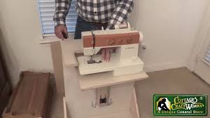 demo only sewing machine air lift