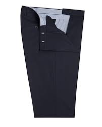T M Lewin Parliament Navy Regular Fit Infinity Suit Trousers