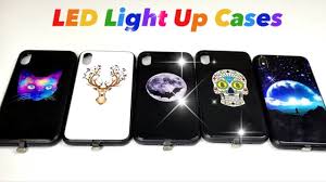Iphone X Xs Max Led Light Up Cases Music Activated Flashing Cases Youtube
