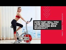 an exercise bike workout
