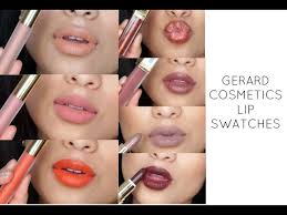 gerard cosmetics lip swatches you