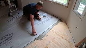 how to install cement backerboard for