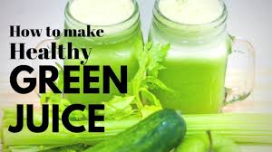 how to make healthy green juice to