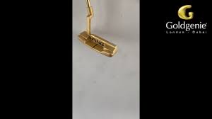 luxury 24k gold plated ping putter