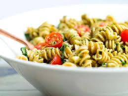 Pasta salads are perfect for lunchboxes, picnics and barbecues. Pesto Pasta Salad New Video Happy Healthy Mama