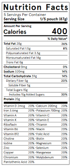 soylent ings and nutrition facts