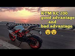 ktm rc 200 good advane and bad