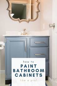 Www.wilshirecollections.com latex paints are more sticky than their oil counterparts, and where that is an issue (trim, cabinets doors) you would be ahead of the game if you had bought a quality i was testing with small bathroom cabinets. How To Paint Bathroom Vanity Cabinets That Will Last The Diy Nuts