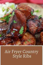 air fryer country style ribs fork to