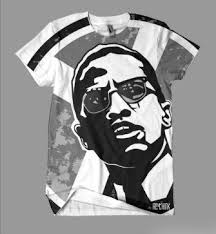 Malcolm x blm logo graphic t shirt. Rethink Malcolm X T Shirt Exclusive Rethink