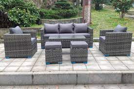 7 seater rattan garden furniture set