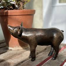 Pig Garden Statue Quality Handmade