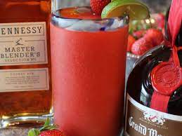 strawberry hennessy margaritas our