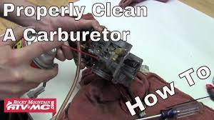 How To Properly Clean a Carburetor on a Motorcycle or ATV - YouTube