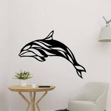 3d File Dolphin Wall Decoration 3d