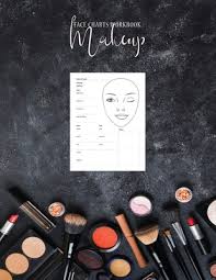 makeup face charts workbook makeup