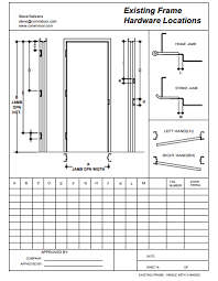 commercial door forms for field mere