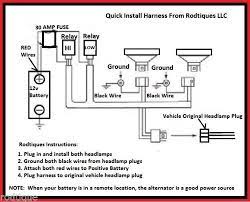 Plug wiring diagram sealed beam headlight wiring diagram. Installing Headlight Relay Harness Electrical The Classic Zcar Club