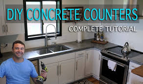 How To Make Concrete Countertops