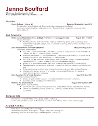Resume Template For College Students student examples collge high school  resume objective college student resume samples
