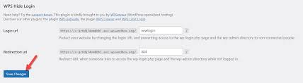 how to change wordpress login page url