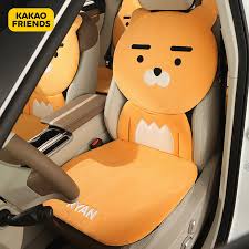 Kakao Friends Car Cushion Backrest Set
