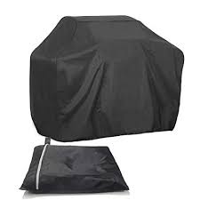 Flr Grill Covers Outdoor Lightweight Black 57in Foldable Durable Waterproof And Windproof Square For Char Broil Holland Weber Brinkmann And Jenn Air