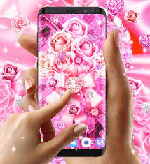pink rose silk live wallpaper apk