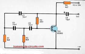 9 Simple Sine Wave Generator Circuits