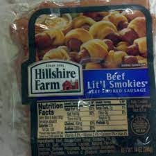 hillshire farm beef lit l smokies