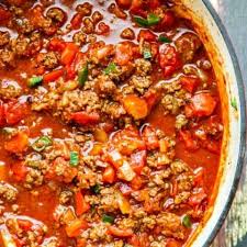 thick and beefy beanless chili recipe